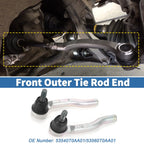 2pcs Front Outer Tie Rod Ends for Honda CR-V (2012–2018) No. 53540T0AA01