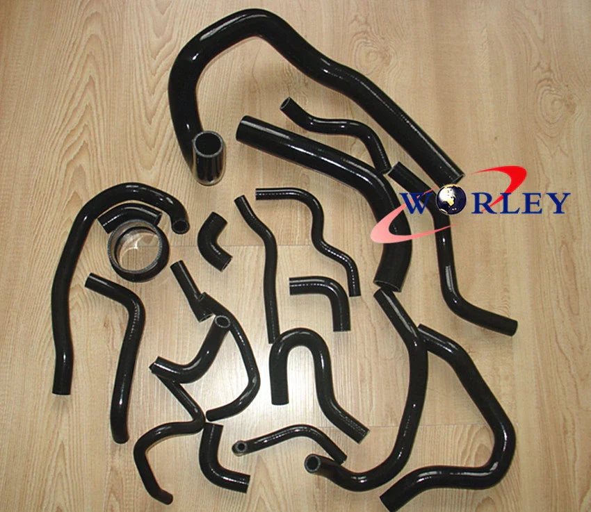 Silicone Radiator Induction Hose for Toyota Supra MK3 MA70 7MGE 7MGTE Turbo (1986-1992)