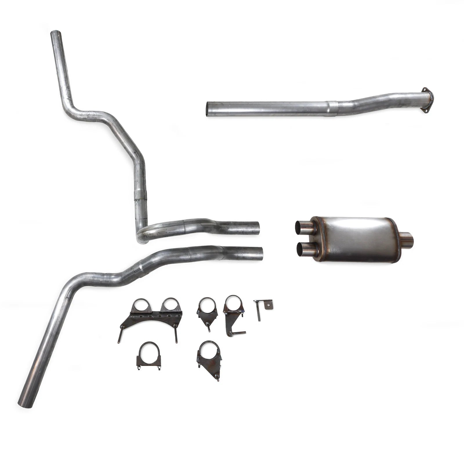 Dual Exhaust Kit for Toyota Tacoma (2016–2023) 2.5" Stainless Steel