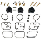 3-Pack Carburetor Rebuild Kit for Yamaha Outboard 40Hp/50Hp (1989–2009)
