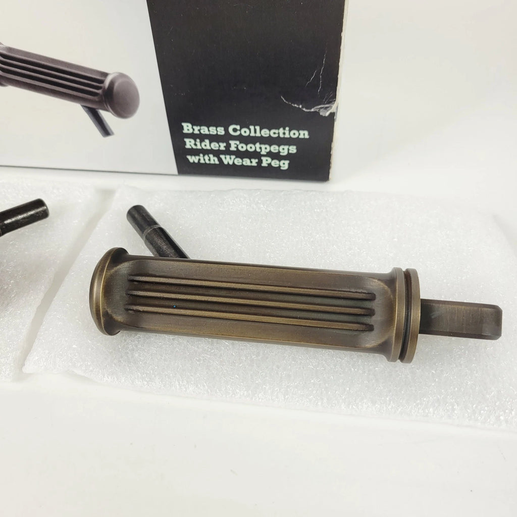 OEM Brass Highway Passenger Foot Pegs for Harley-Davidson XL (2011–Present) 50500482