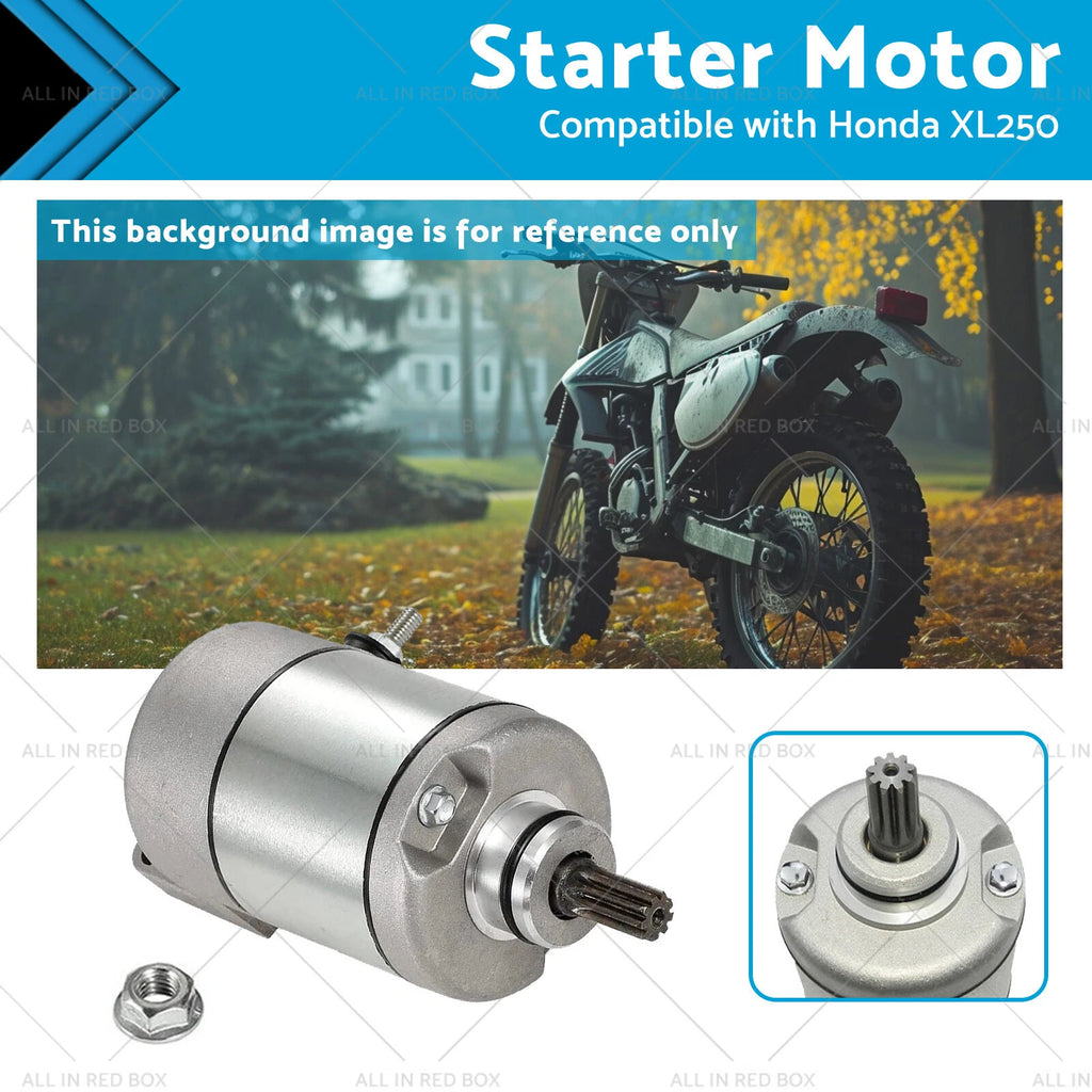 Starter Motor for Honda XL250 XR250 (1991–2009) 31200-KW3-018 31200-KBR-008
