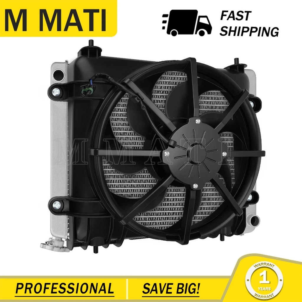 Fan Assembly & Aluminum Radiator for Polaris Ranger Crew 570 900 1000 (2015–2023)