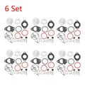 Set of 6 Carburetor Rebuild Kits for Briggs & Stratton Nikki (796184)