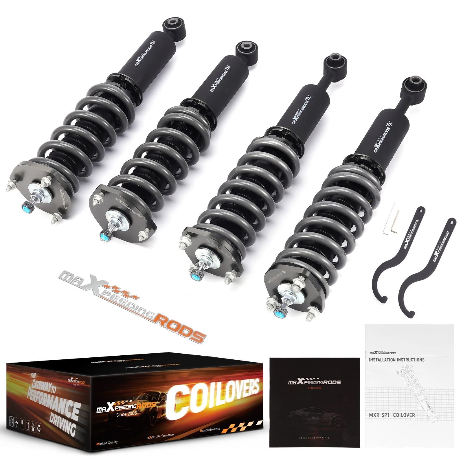 Set of 4 Maxpeedingrods T7 Coilovers for Lexus IS200 IS300 (1995–2005)