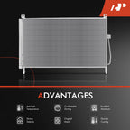 A/C Condenser with Bracket & Receiver Drier for Nissan Murano (2015-2019)