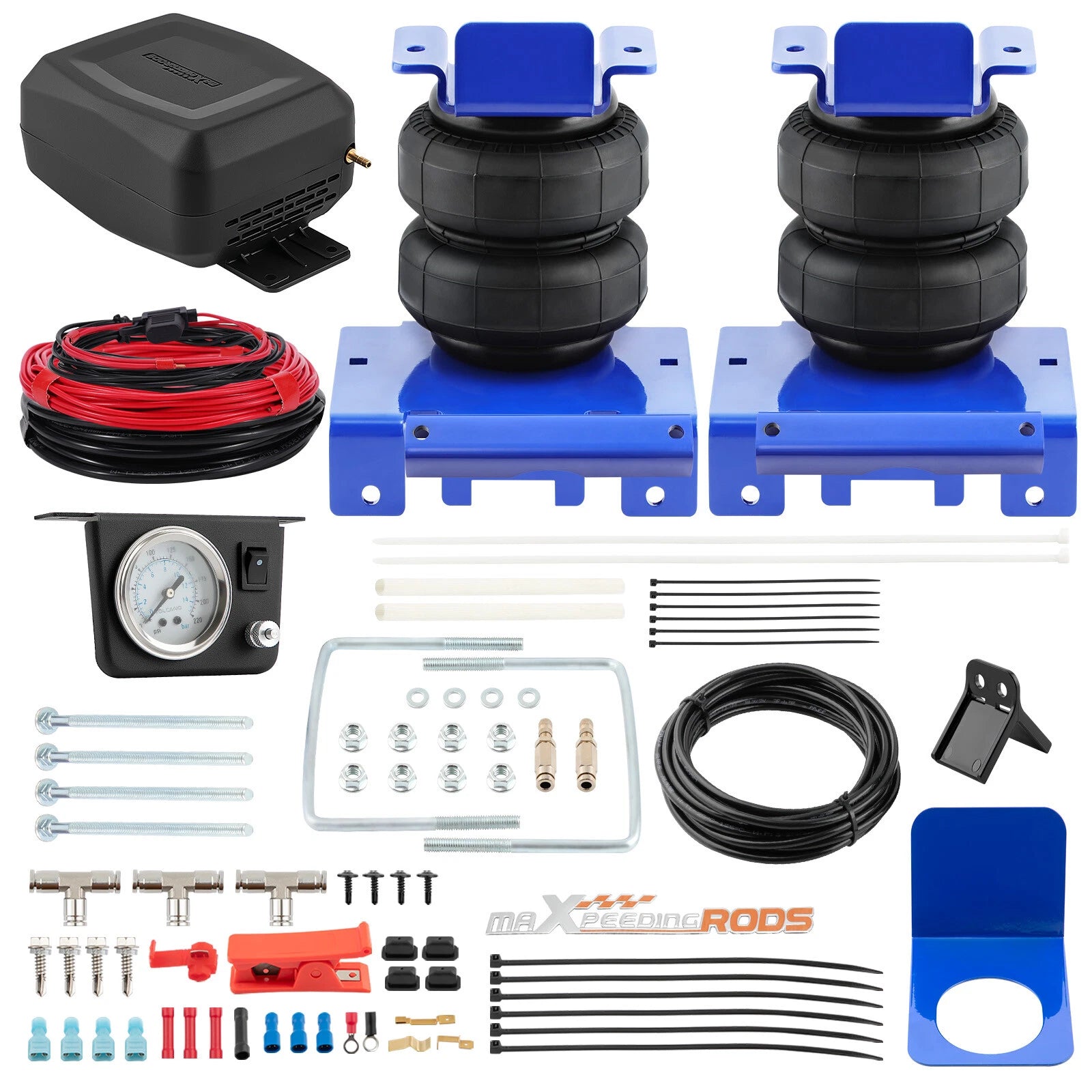 Air Suspension Helper Spring Compressor Kit for Dodge Ram 1500 (2002–2023)