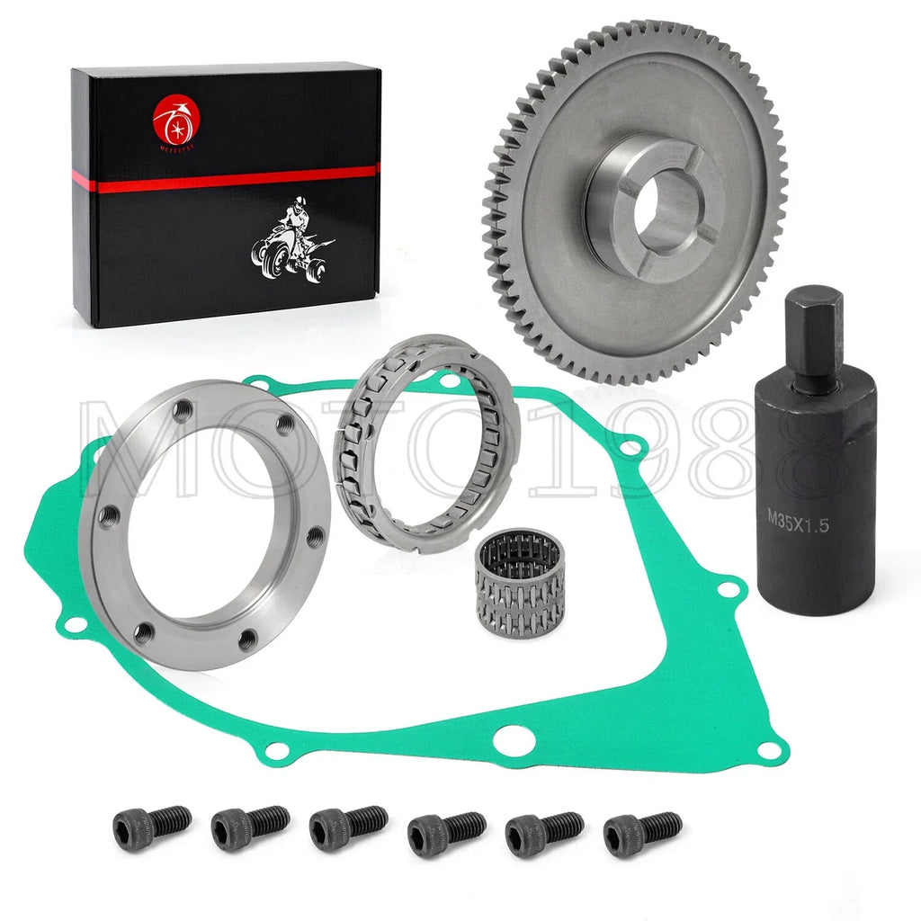 Starter Clutch kit & Flywheel Puller Gasket for YAMAHA Big Bear 350 (1987–1998)