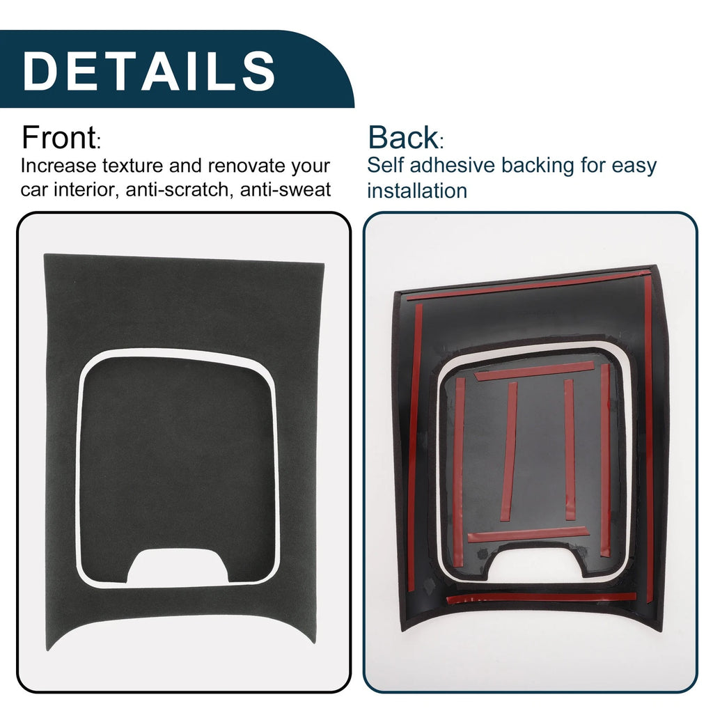 Center Console Panel Sticker for Mercedes-Benz GLC Class X254 (2023–2023) Matte Black