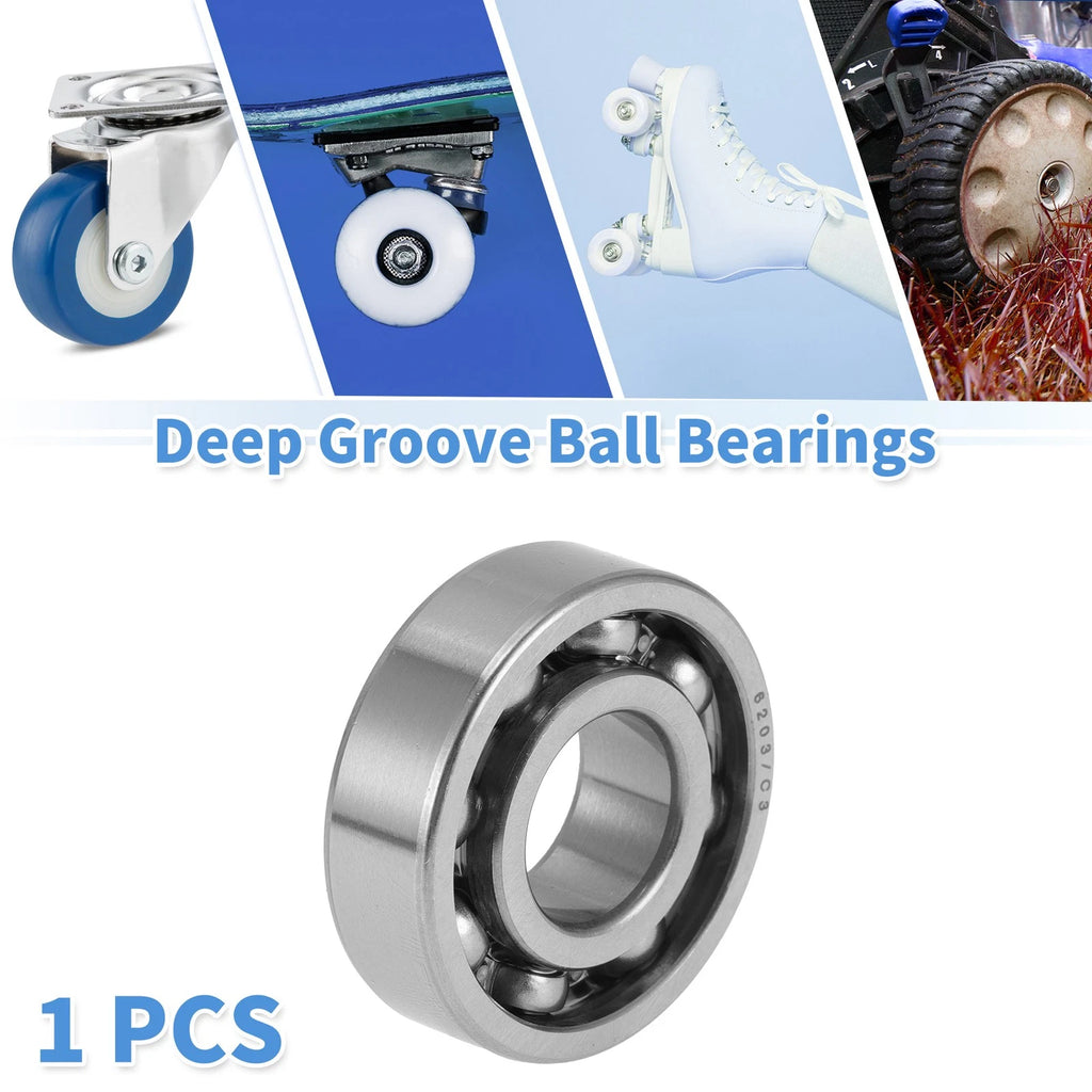 6203C3 Deep Groove Ball Bearing for Scooter Skateboard Wheel (1 Pc)
