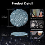 2PCS Cute Bling Car Cup Holder Coaster for Rhinestone Interior (2020-2024)