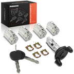 Set of 5 Door Lock Cylinders with 2 Keys for Chevrolet Express 1500 (1996–2023)