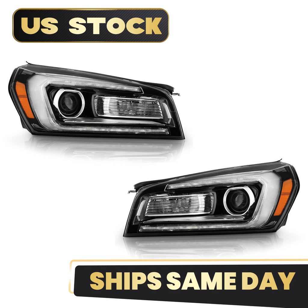 Set of 2 Halogen Headlights w/ LED DRL for GMC Acadia (2013–2016)