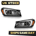 Set of 2 Halogen Headlights w/ LED DRL for GMC Acadia (2013–2016)