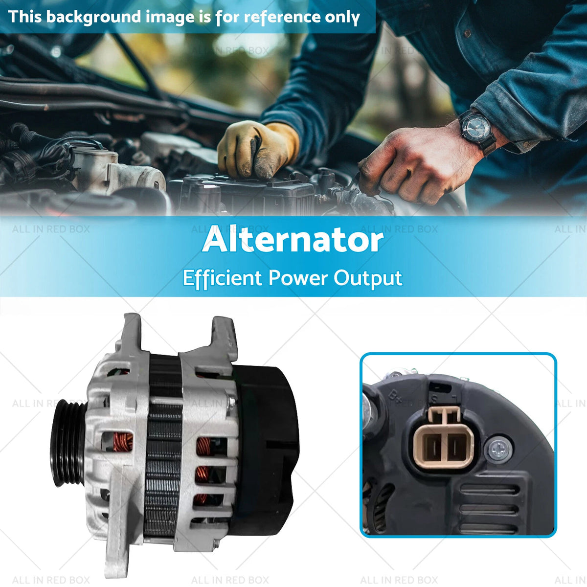 90A Alternator for Hyundai Accent Coupe Elantra Excel Kia Cerato (12V)