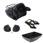 Trunk Backrest Rack Speakers Mount for Harley Touring Models (2014–2026)