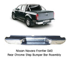 Chrome Rear Step Bumper Bar for Nissan Frontier Navara D40 (2005-2020)