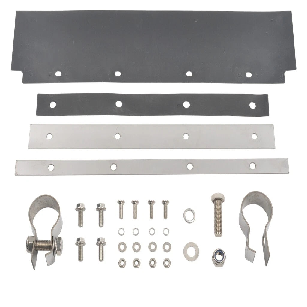 1 Pair Mud Flaps for Quarter Fender (24"x 29") with Stainless Steel Bracket
