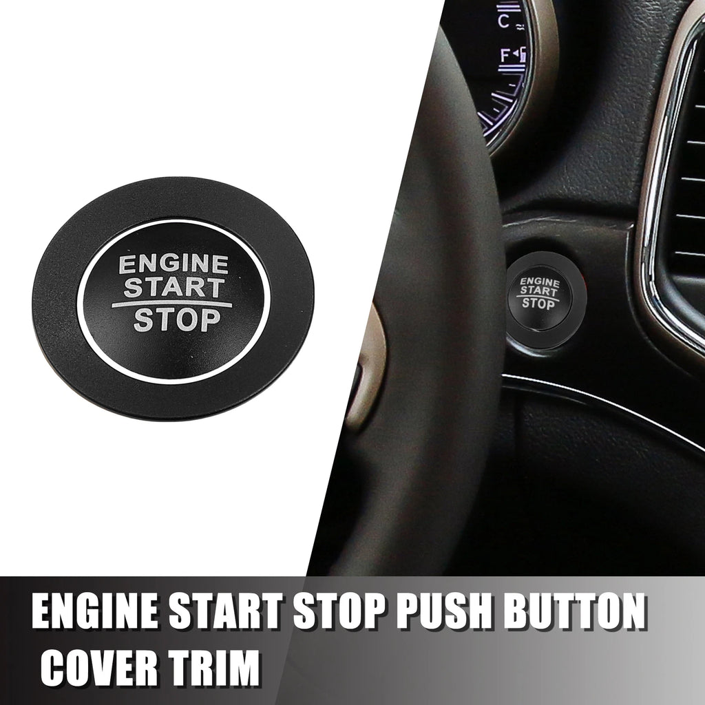 Start Stop Button Cover Trim Kit for Jeep Cherokee, Dodge (2014–2023)