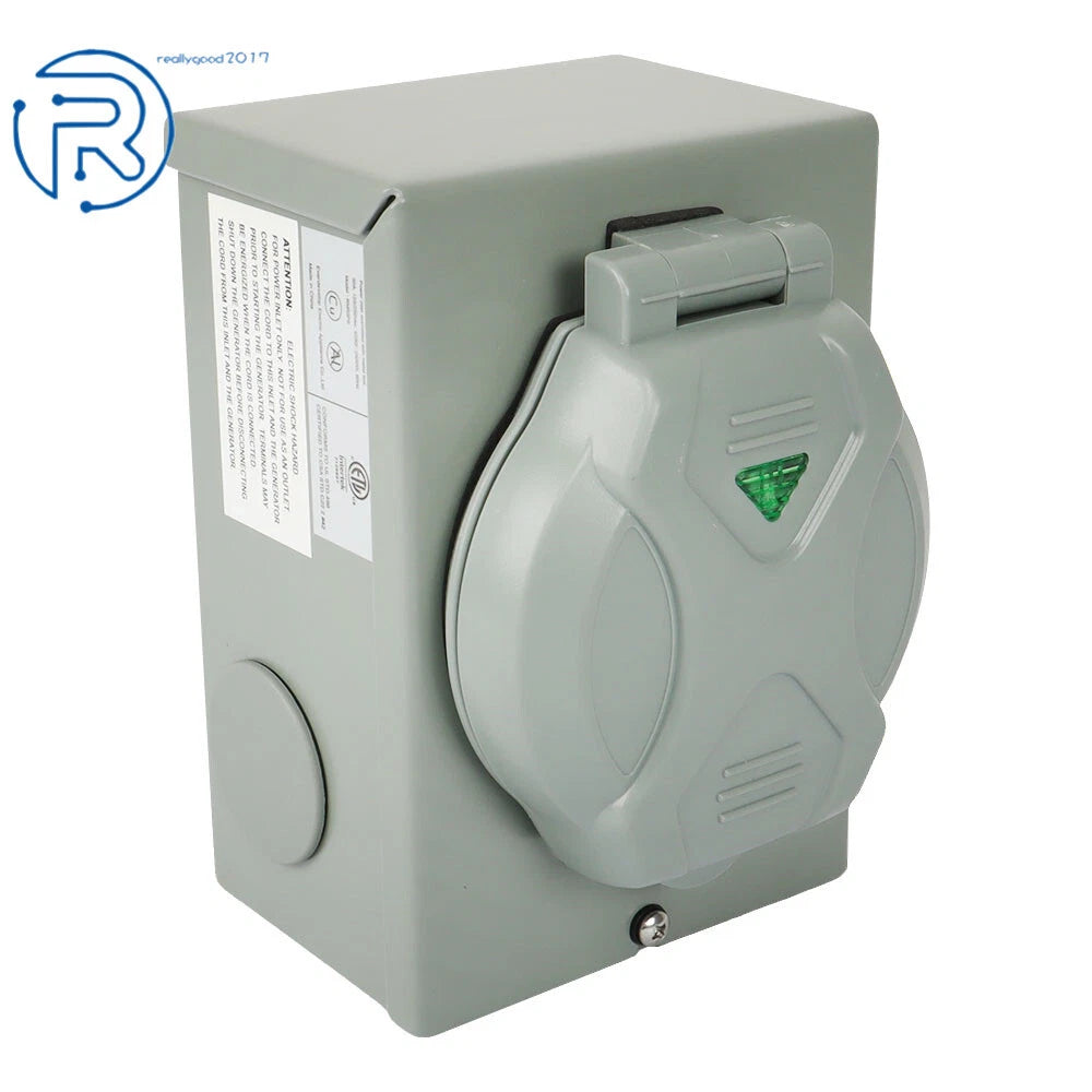 50 Amp Generator Inlet Box NEMA SS2-50P for RV (125/250V)