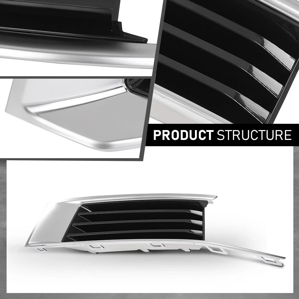 Front Bumper Insert Fog Light Cover for Cadillac XTS (2018–2019)