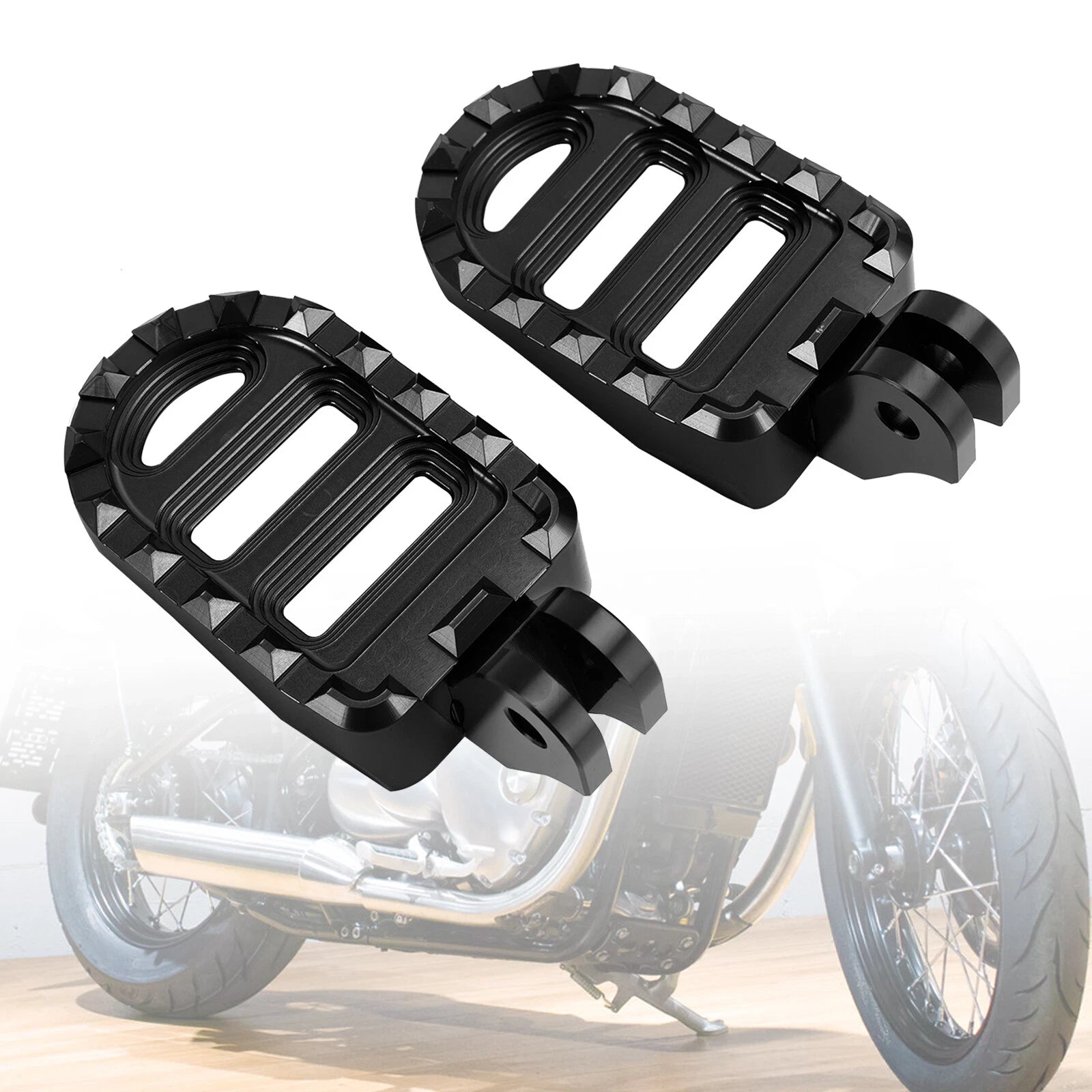 Front Footrests Foot Pegs for Bonneville T100 T120 (2016–2022)