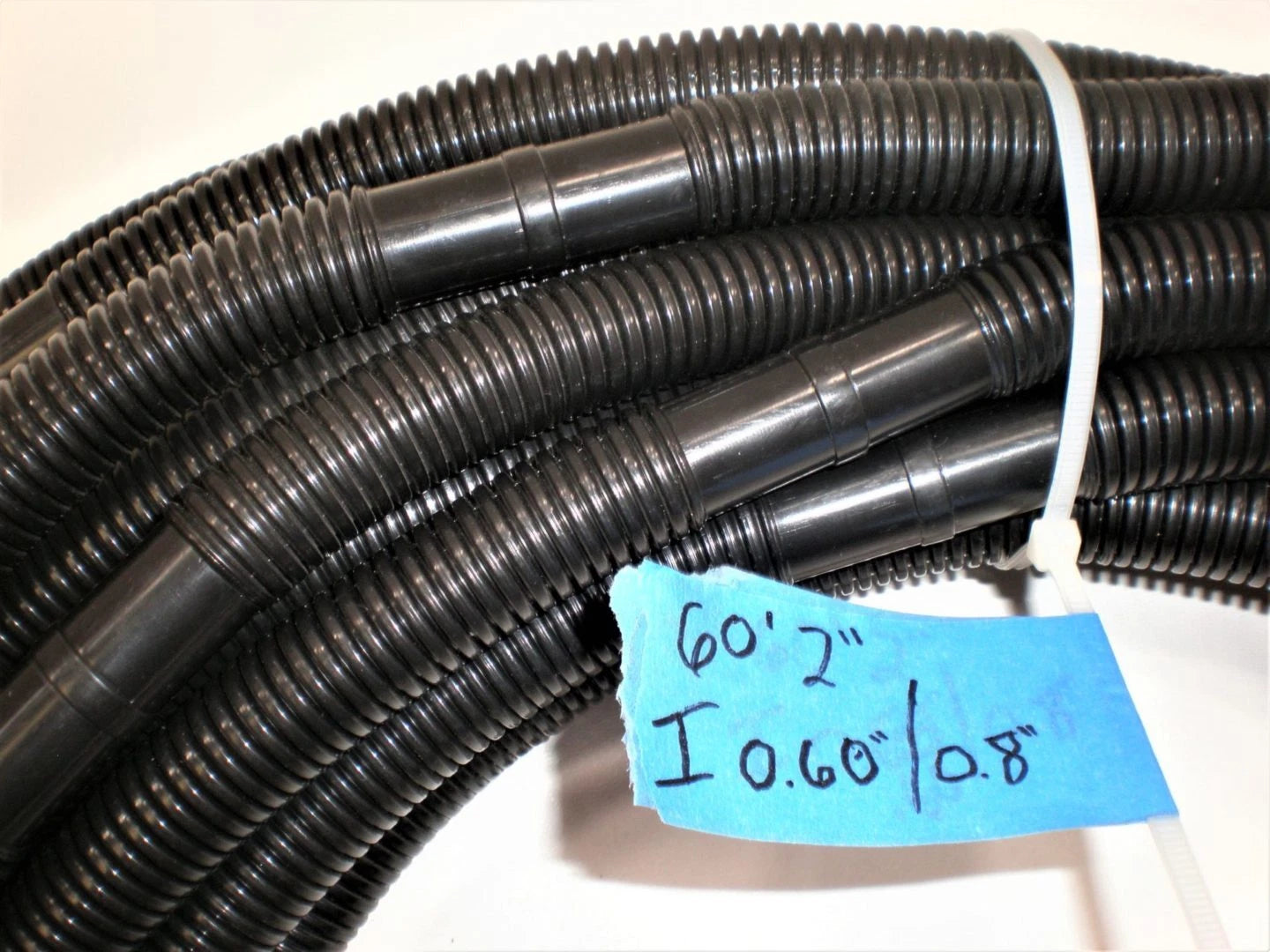 Corrugated Electrical Wiring Conduit Flex Tubing 0.6"x60' for Marine Boat