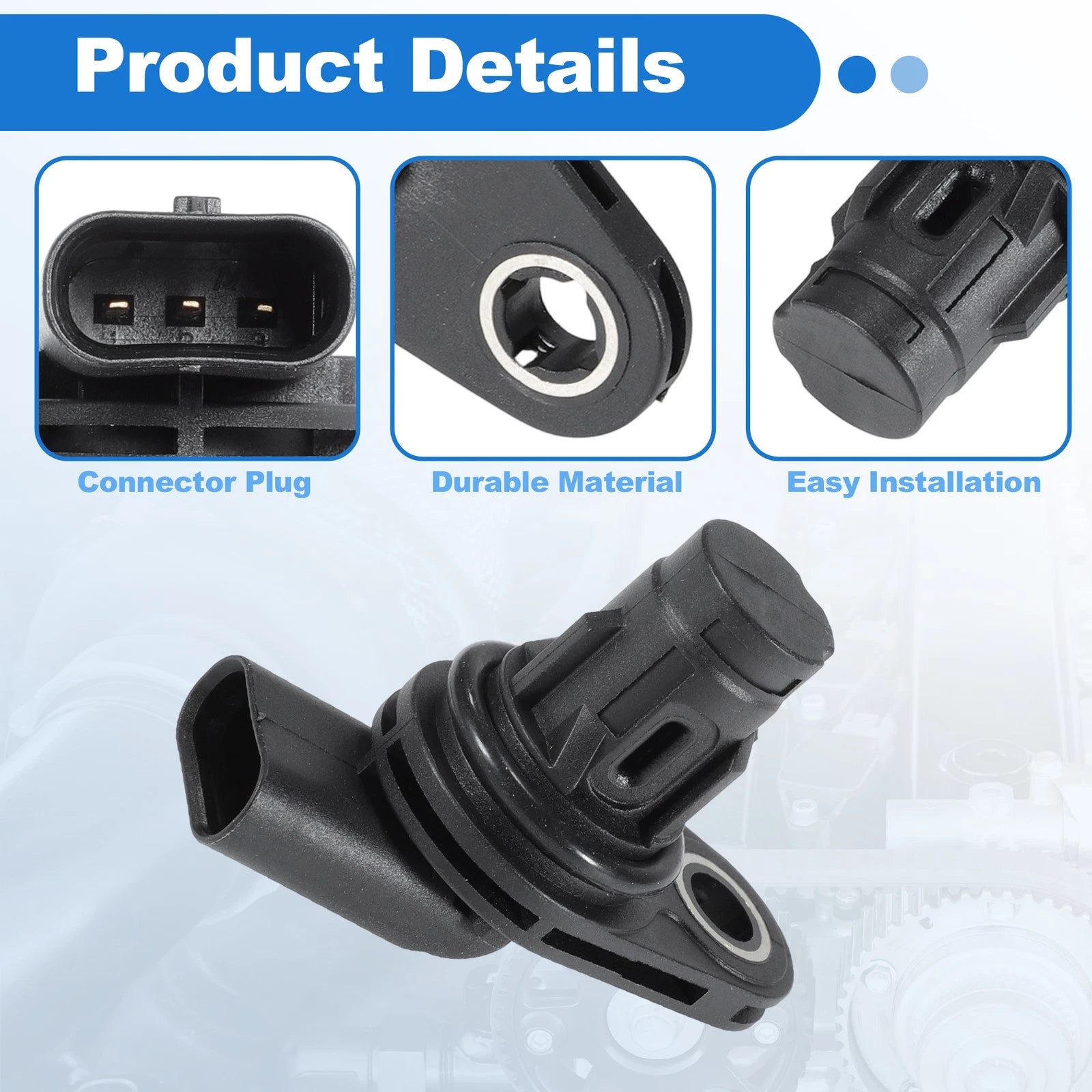 2X Engine Crankshaft Position Sensor for Mercedes-Benz (CKP 2761530028)