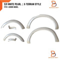 Pearl White Fender Flares for Isuzu D-Max DMAX Ute (2020-2022)