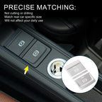Electronic Parking Brake Switch Button Sticker for Audi Q3 (2019–2020) Silver Tone