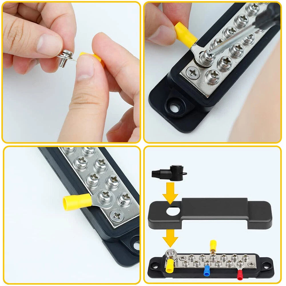 Power Distribution Busbar for Auto Boat (12V)