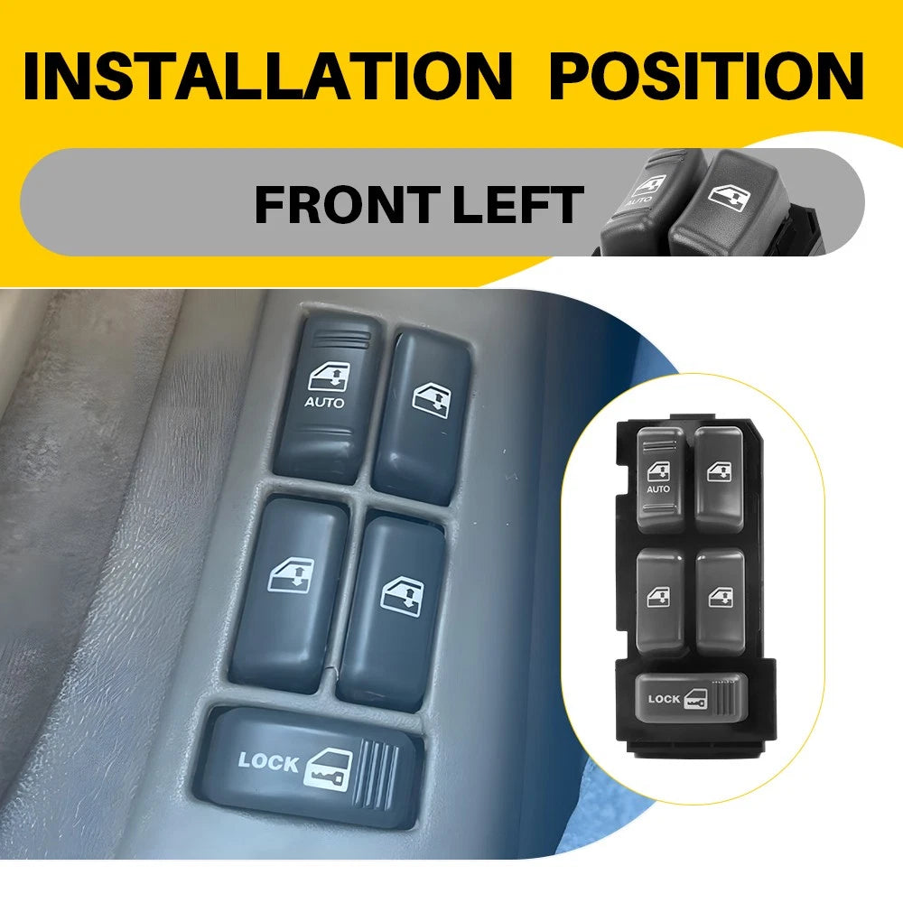 Front Left Power Window Switch for Chevrolet Blazer (1995-2005)