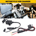 USB Charger Adapter Socket for Motorcycle (Waterproof, SAE)