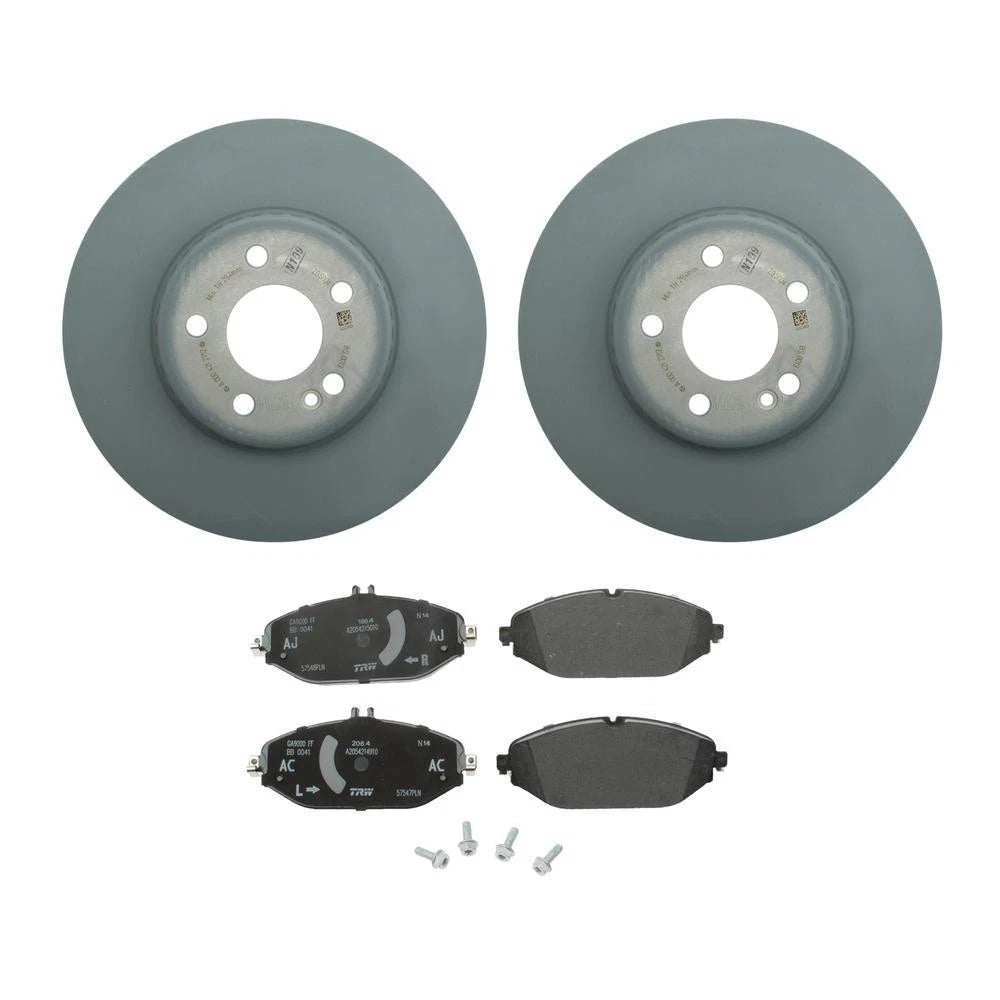 Disc Brake Pad and Rotor Kit Front (330mm) for Mercedes C300 4Matic (2015–2019)