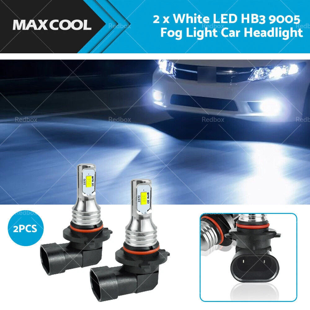 2X HB3 9005 60W 12V LED Headlight Bulbs for MG TF (2002–2005)