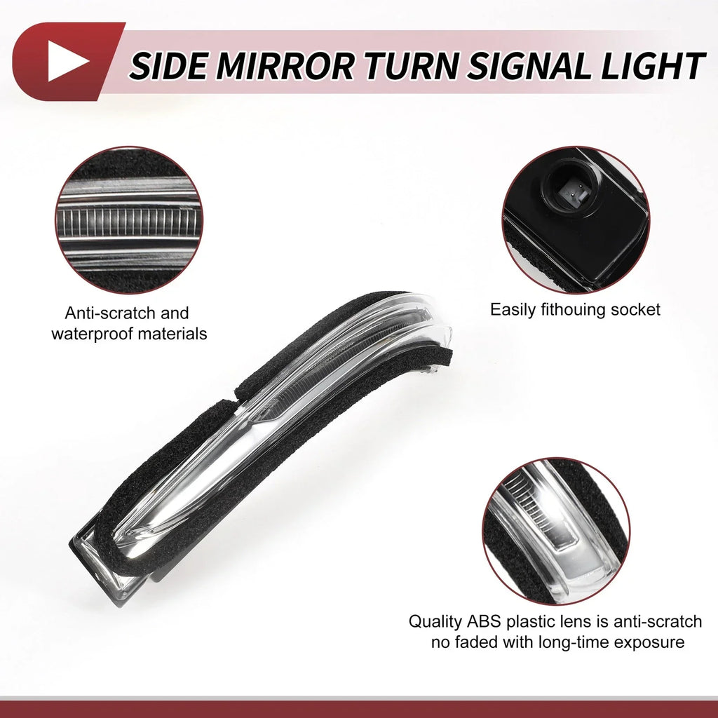 Car Mirror Turn Signal Light for Hyundai I10 Left LED (2014-2017)