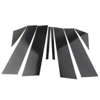 8 Pcs Gloss Black Door Trim Pillar Posts for Mazda 3 Sedan (2019-2021)