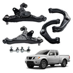 Set of 6 Front Upper Lower Control Arm Sway Bar Links for Nissan Frontier (2005–2018)