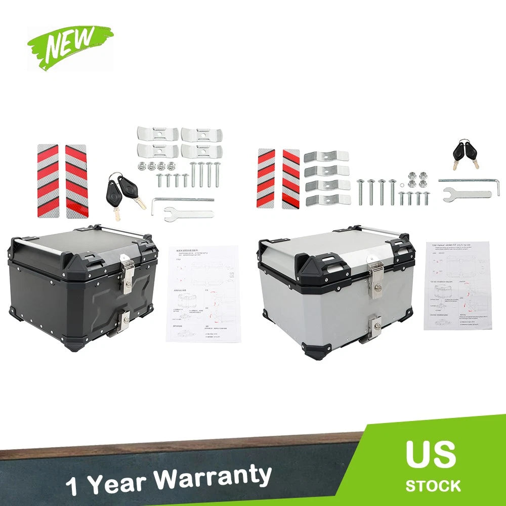55-Litre Motorcycle Top Case for Touring Bikes