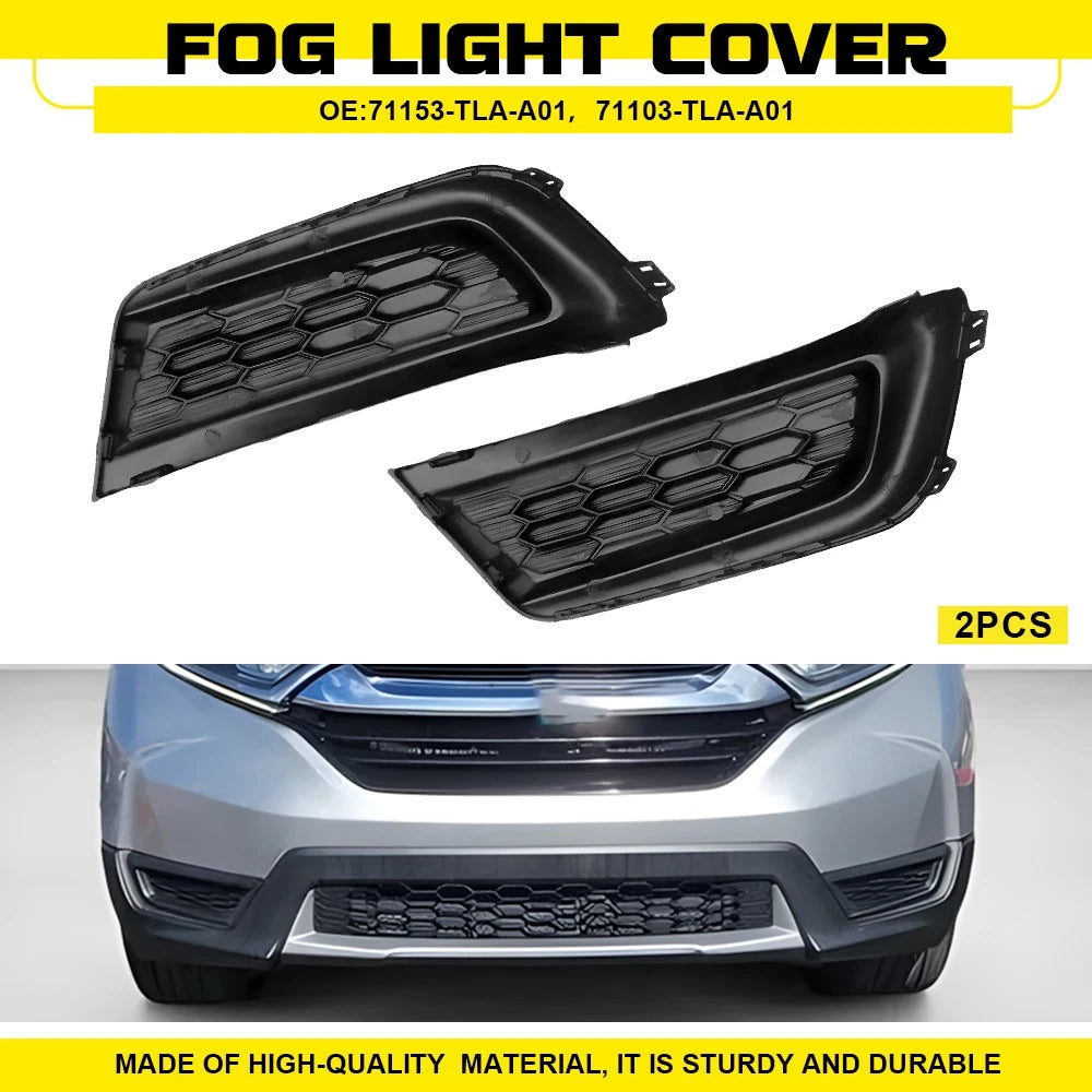 Fog Light Covers Set of 2 for Honda CR-V LX 1.5L L4 (2017–2019)