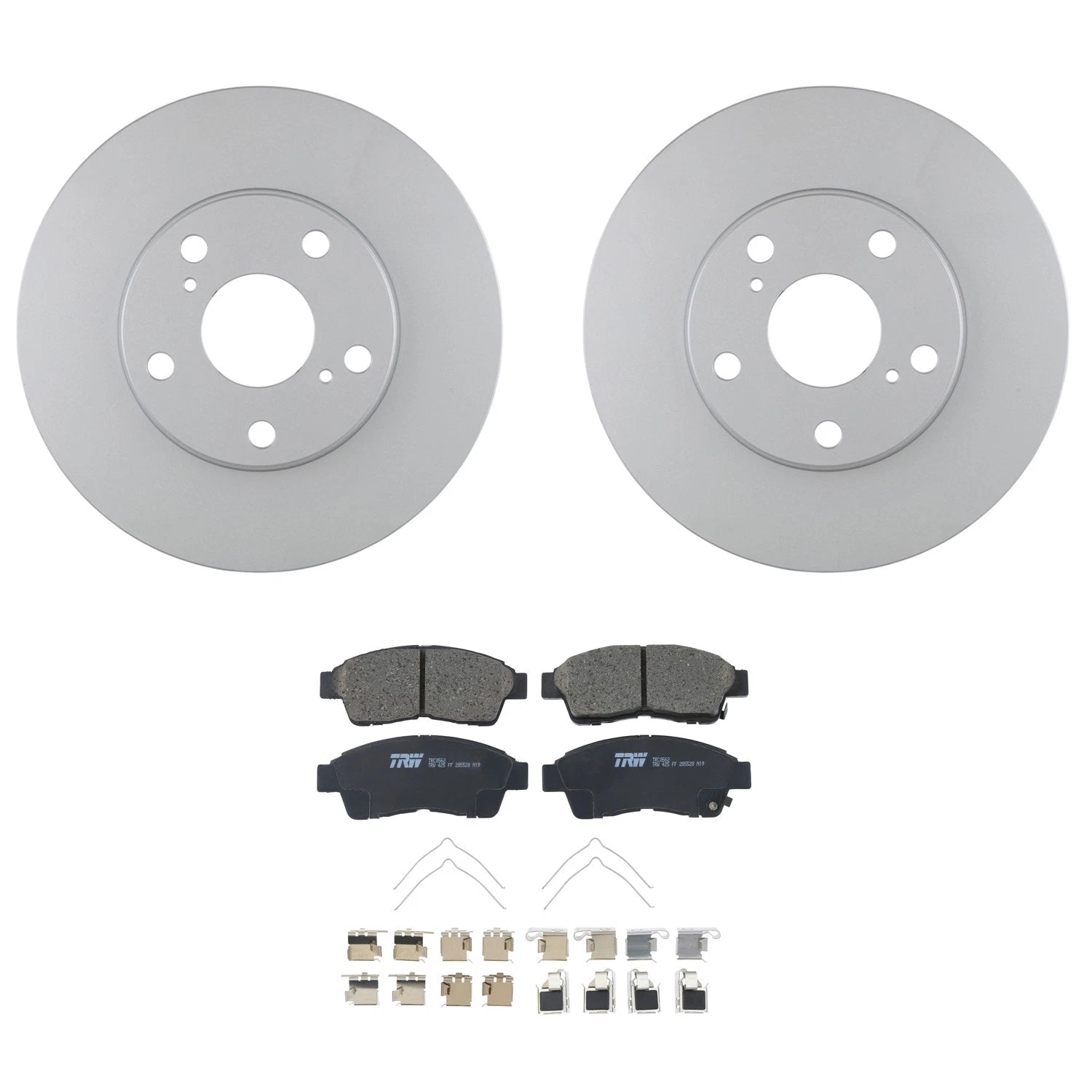Set of 4 Bosch QuietCast Rotors & TRW Pro Ceramic Pads for Camry (1992–1996)