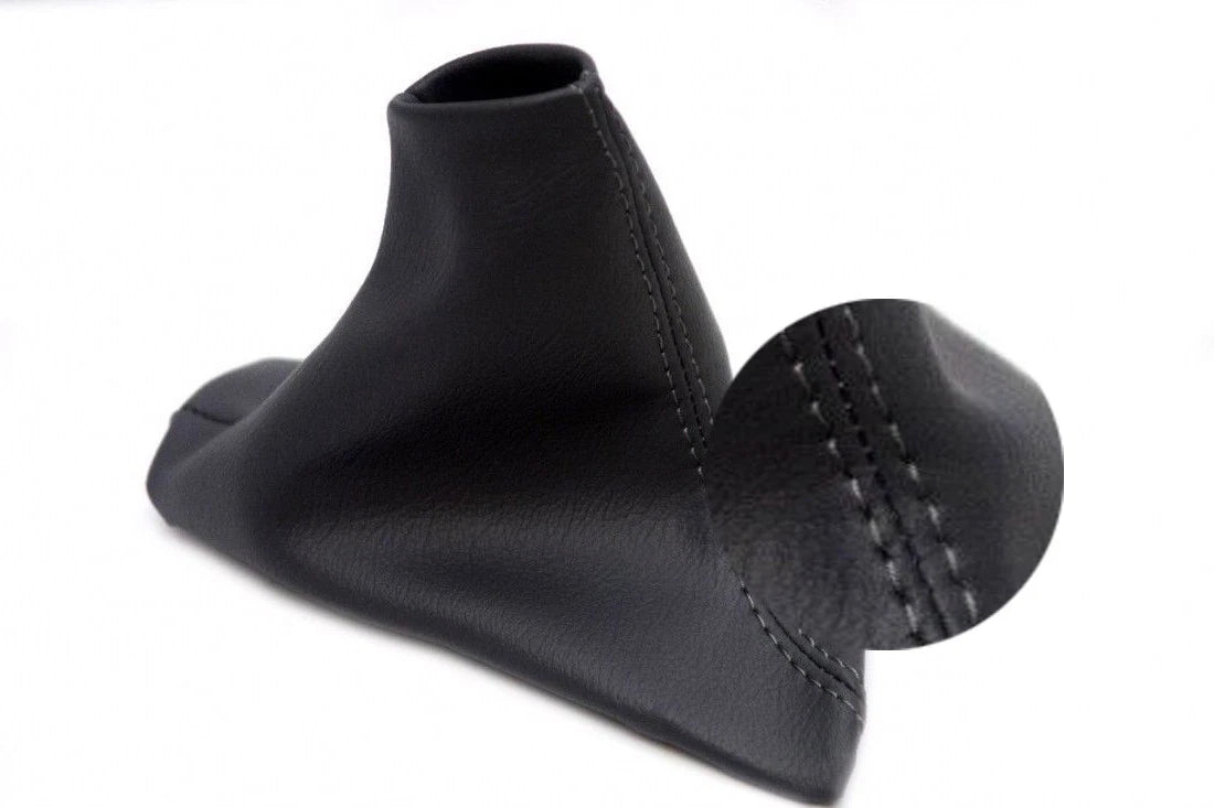 Emergency Brake Boot Cover for Volvo S60 (2005–2008) Gray Leather Synthetic