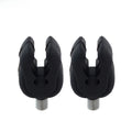 Rod Holder Rest Head with Black Silicone Grip for Universal Use
