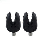 Rod Holder Rest Head with Black Silicone Grip for Universal Use
