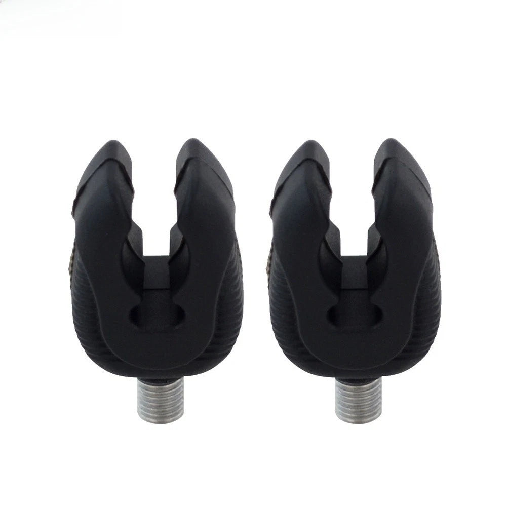 Rod Holder Rest Head with Black Silicone Grip for Universal Use