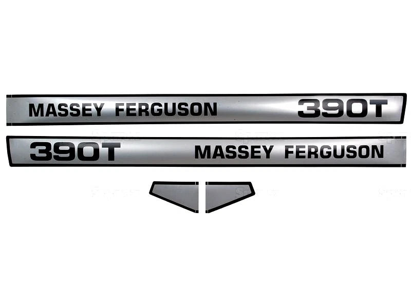 Bonnet Decal Set for Massey Ferguson 390T