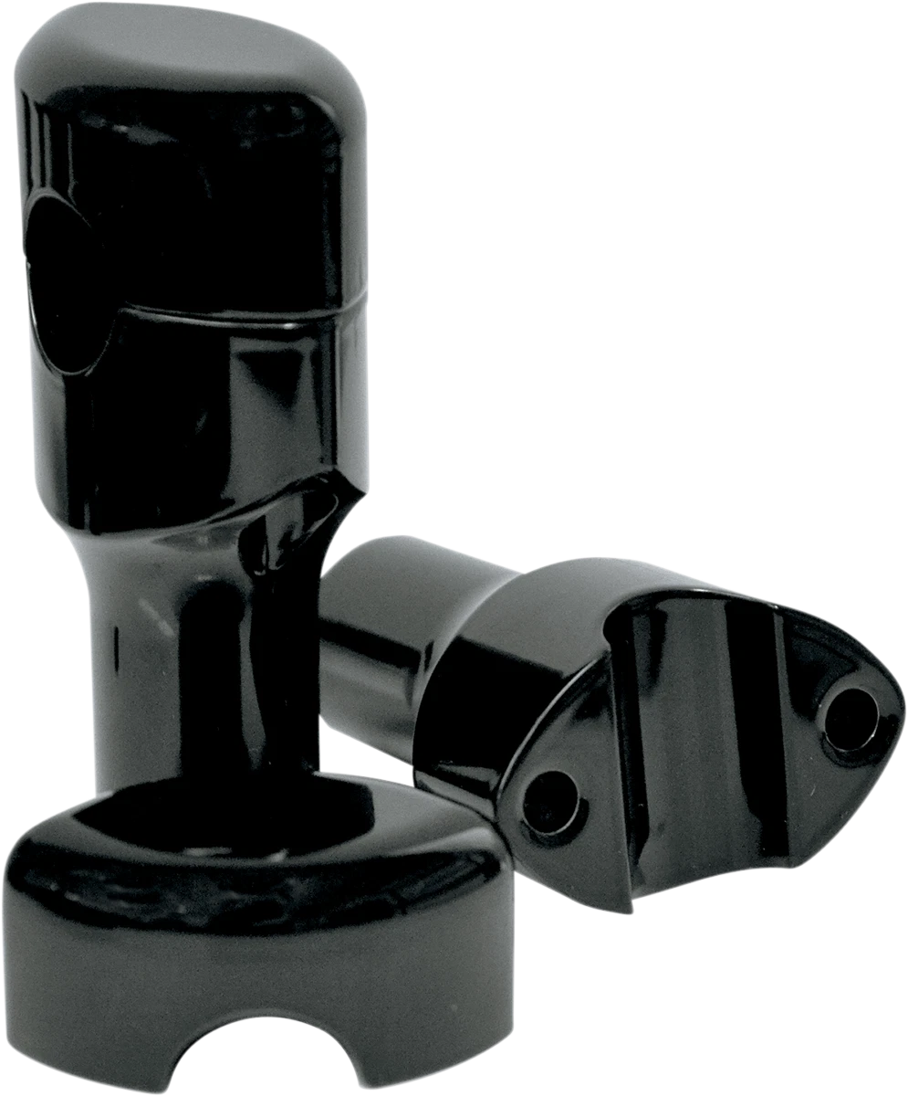 3" Handlebar Risers for LA Choppers 1" Handlebars (LA-7402-03B) - Black