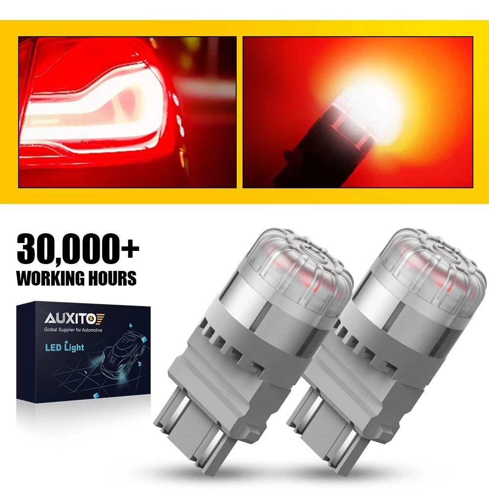 2X 3157 LED Brake Stop Reverse Light Bulbs Red for Ford F-150 (2018)