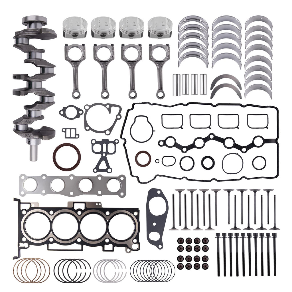 Engine Rebuild Kit with Pistons, Gasket, Crankshaft, Rods for Hyundai KIA 2.0L (G4KD)