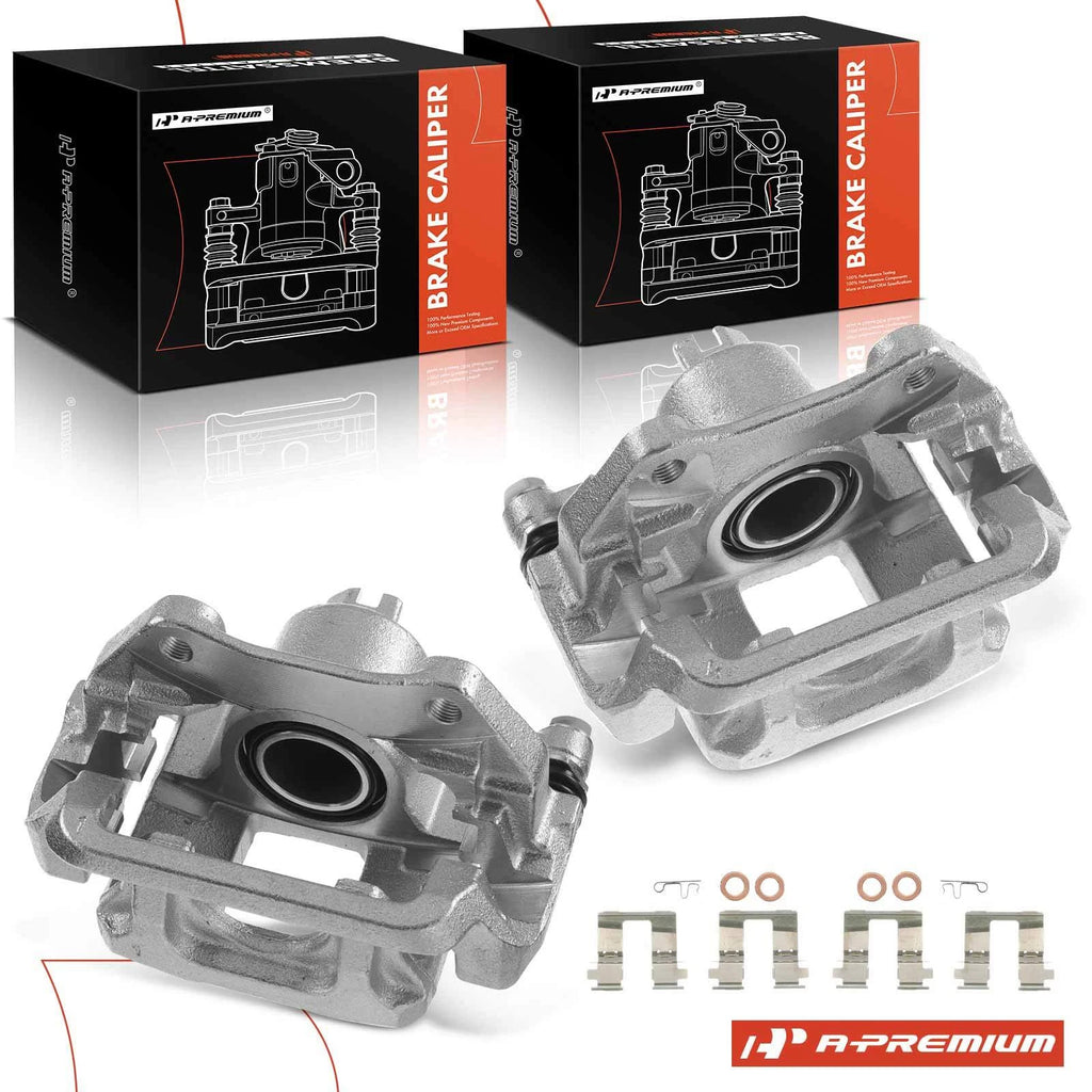 2X Rear Disc Brake Caliper with Bracket for Honda Odyssey (2011–2017)